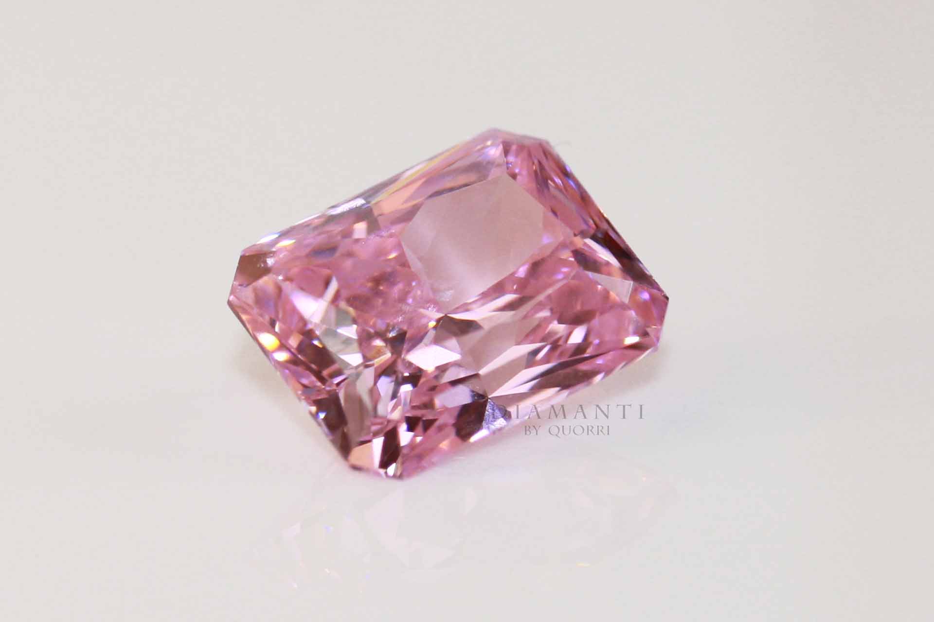 Diamanti By Quorri Created Created Sapphire Pink Radiant 5000x